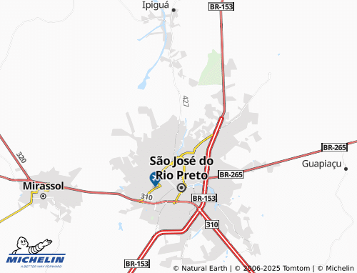 MICHELIN Residencial Padilha Renascer map - ViaMichelin