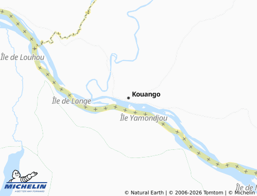 MICHELIN Kouango map - ViaMichelin