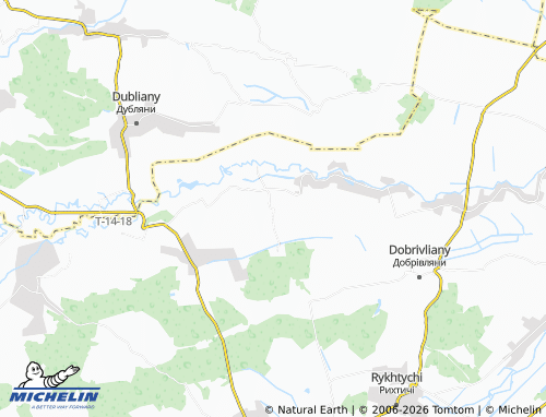 Mappa MICHELIN Bykiv - ViaMichelin