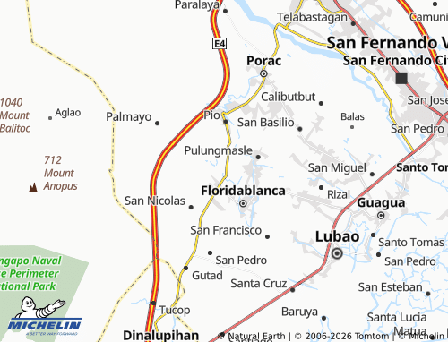 MICHELIN Basa Air Base map - ViaMichelin