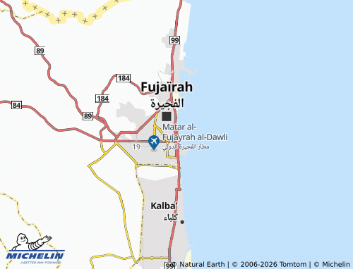 MICHELIN Corniche map - ViaMichelin