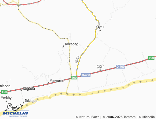 Mappa MICHELIN Özbek - ViaMichelin