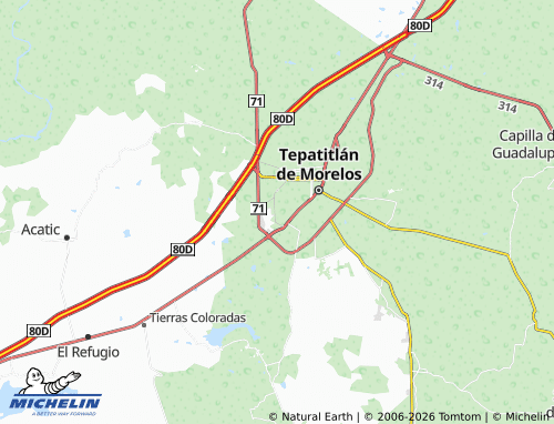 Mapa MICHELIN Jardines del Valle - ViaMichelin