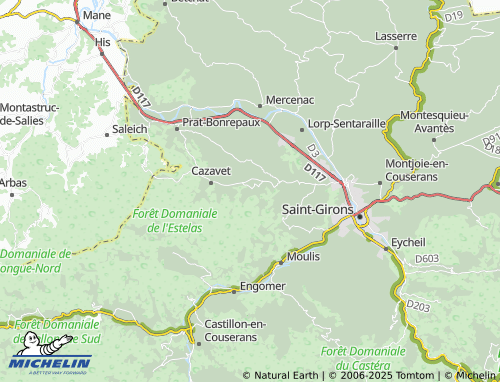 Carte MICHELIN Bareille - ViaMichelin