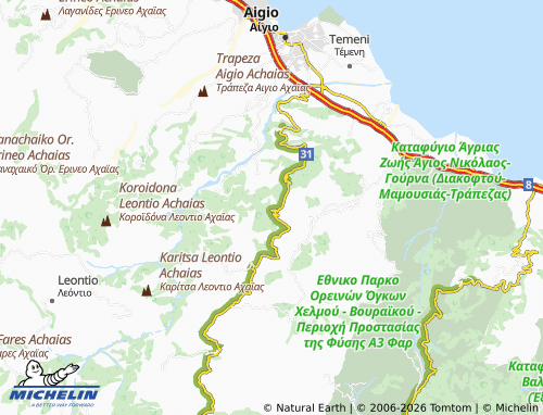 Carte MICHELIN Pyrgaki - ViaMichelin