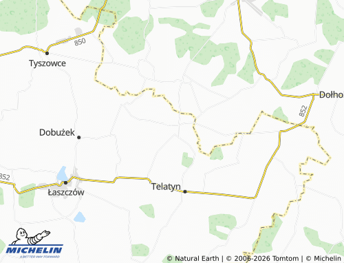 Carte MICHELIN Łykoszyn - ViaMichelin
