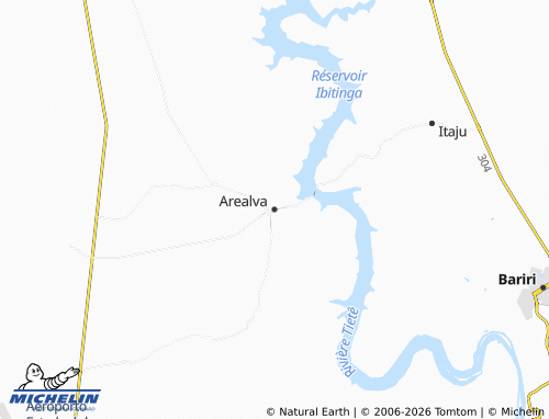 Mapa MICHELIN Arealva - ViaMichelin