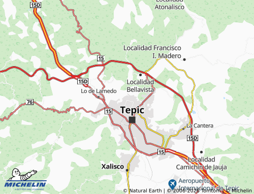 Kaart MICHELIN Senderos del Monte - ViaMichelin
