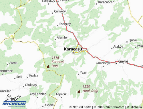 MICHELIN Cabi map - ViaMichelin