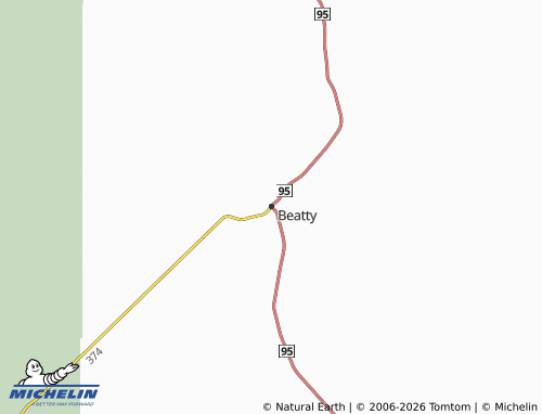 Mapa MICHELIN Beatty - ViaMichelin