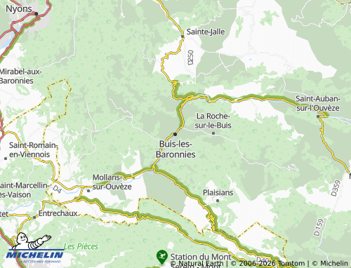 Mapa MICHELIN Buis-les-Baronnies - ViaMichelin