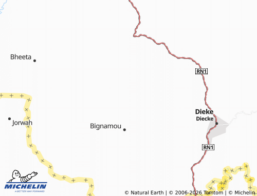 Mappa MICHELIN Naoe - ViaMichelin