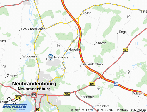 MICHELIN Glocksin map - ViaMichelin