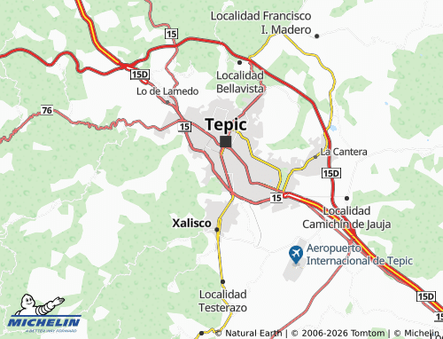 Mappa MICHELIN Moctezuma - ViaMichelin