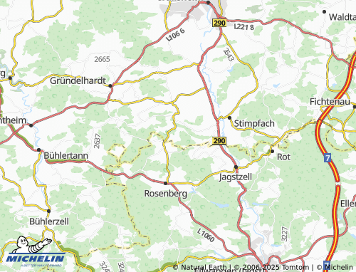 MICHELIN-Landkarte Gauchshausen - ViaMichelin