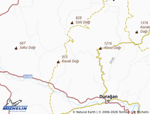 MICHELIN-Landkarte Bayat - ViaMichelin