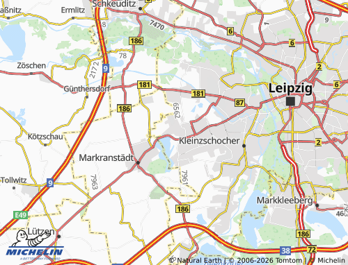 MICHELIN Miltitz map - ViaMichelin
