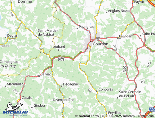 MICHELIN Costeraste map - ViaMichelin