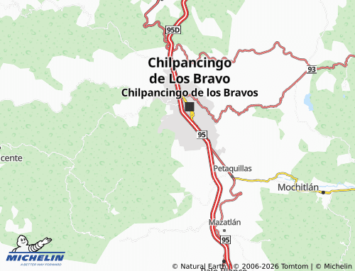Carte MICHELIN Norberto Hernández Ramírez - ViaMichelin