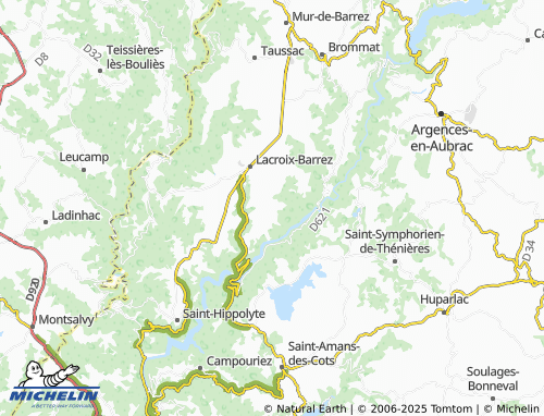 Carte MICHELIN Fraysse - ViaMichelin