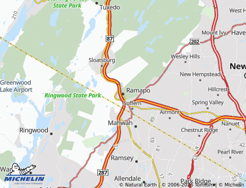 Kaart MICHELIN Ramapo - ViaMichelin