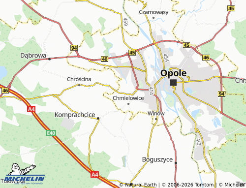 Carte MICHELIN Żerkowice - ViaMichelin