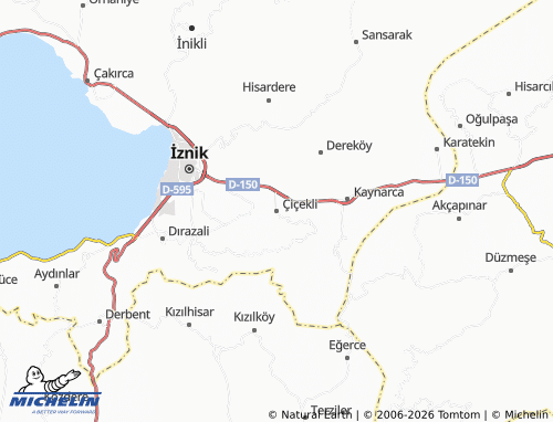 Mappa MICHELIN Çiçekli - ViaMichelin