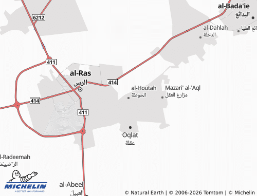 MICHELIN-Landkarte al-Houtah - ViaMichelin