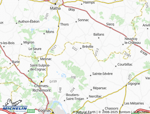 Carte MICHELIN La Cabane - ViaMichelin
