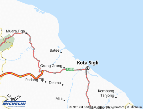 Mappa MICHELIN Geunteng Timur - ViaMichelin