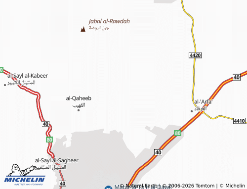MICHELIN-Landkarte al-Bawadi - ViaMichelin
