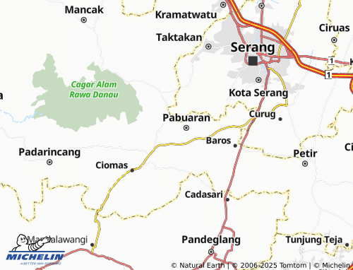 MICHELIN Pasanggrahan map - ViaMichelin