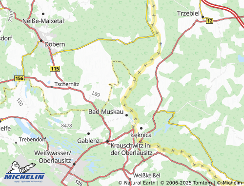Kaart MICHELIN Köbeln - ViaMichelin