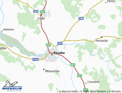 Mapa MICHELIN Janeikas - ViaMichelin