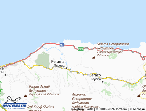 Mappa MICHELIN Achlades - ViaMichelin