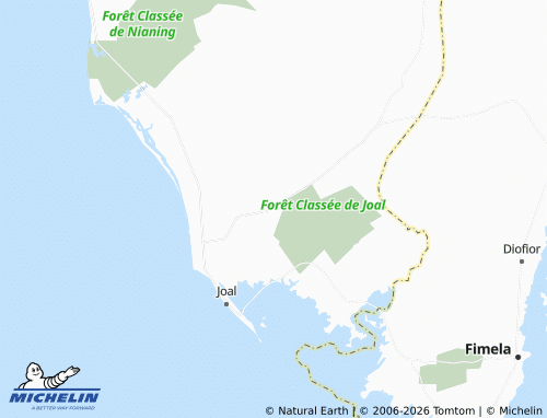 MICHELIN Ndianda map - ViaMichelin