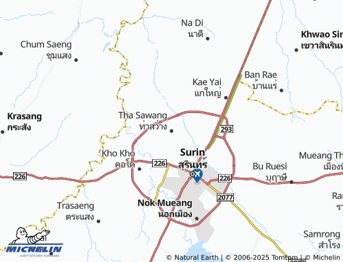 Carte MICHELIN Tha Sawang - ViaMichelin