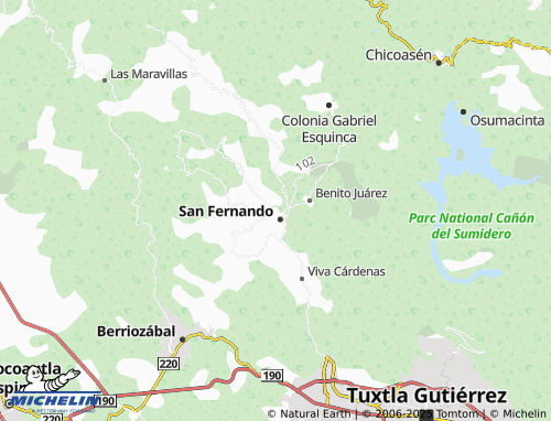 MICHELIN Vista Hermosa map - ViaMichelin