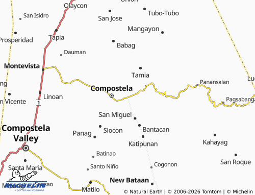 MICHELIN Osmeña map - ViaMichelin