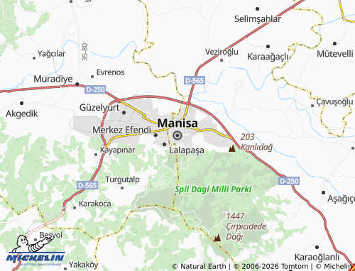 Mappa MICHELIN Manisa - ViaMichelin