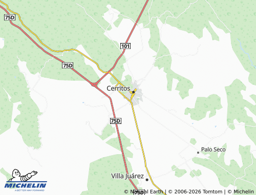 MICHELIN Los Laureles map - ViaMichelin