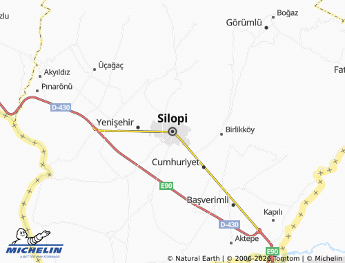 MICHELIN Silopi map - ViaMichelin