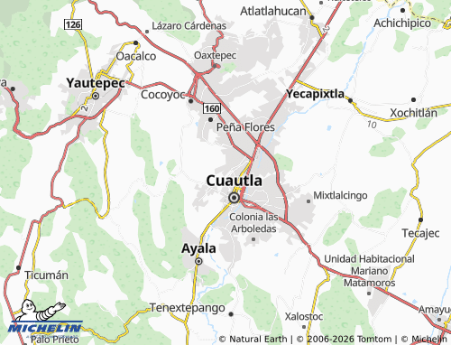 MICHELIN Santa Inés map - ViaMichelin