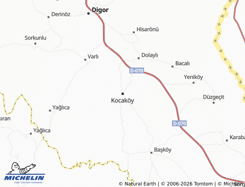 Mapa MICHELIN Kocaköy - ViaMichelin