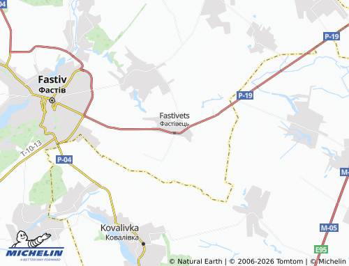 Mappa MICHELIN Fastivets - ViaMichelin