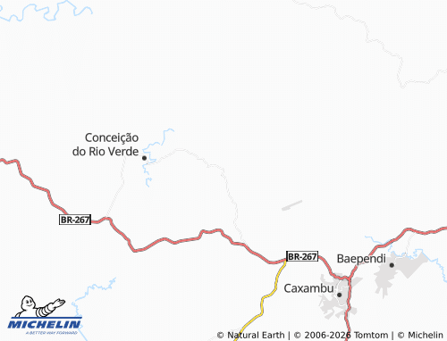 Mapa MICHELIN Águas de Contendas - ViaMichelin