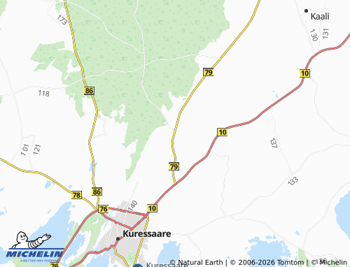 Mapa MICHELIN Laadjala - ViaMichelin