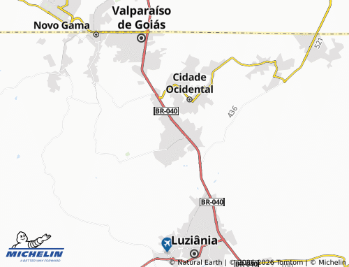 Mapa MICHELIN Jardim do Ingá - ViaMichelin