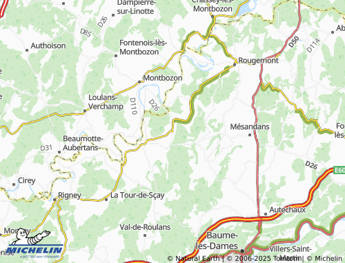 Carte MICHELIN Montussaint - ViaMichelin