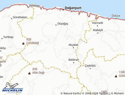Mappa MICHELIN Şirin - ViaMichelin